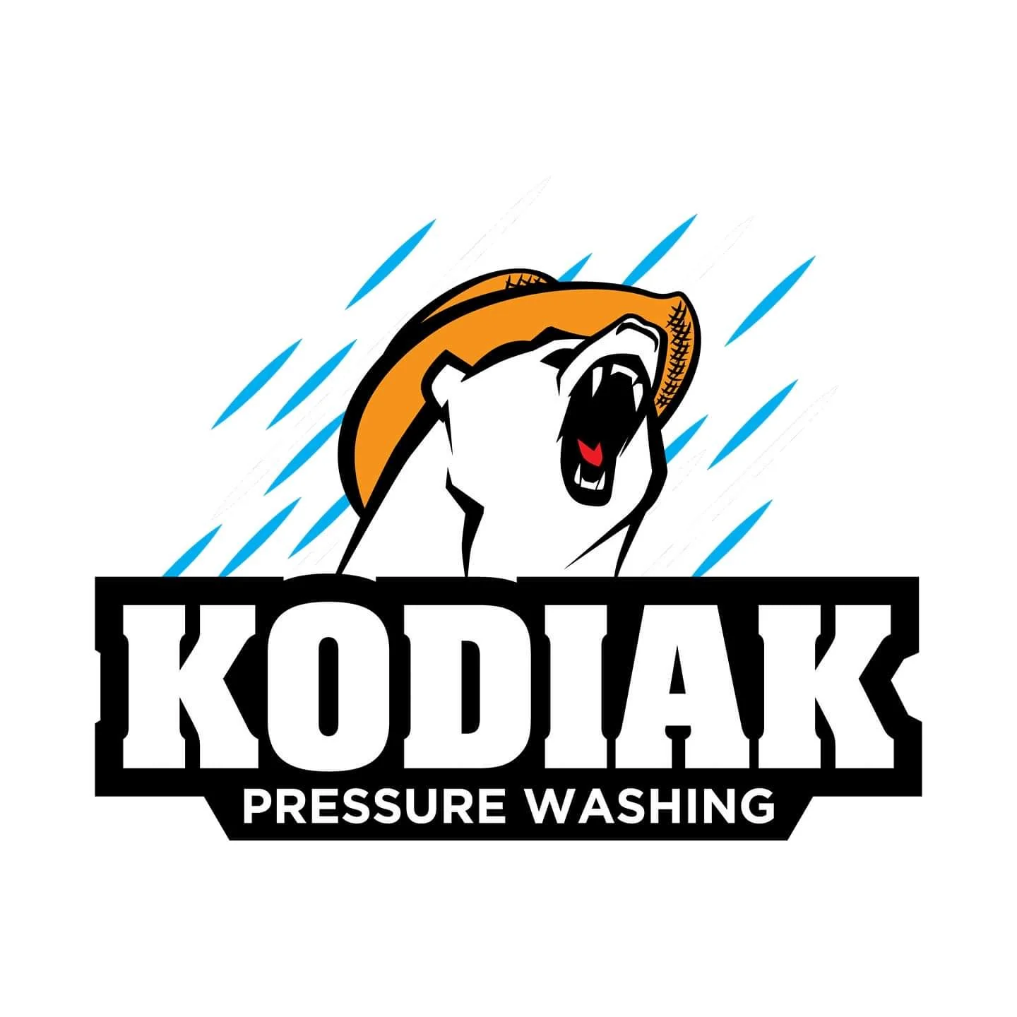 Kodiak Pressure Washing original bear logo